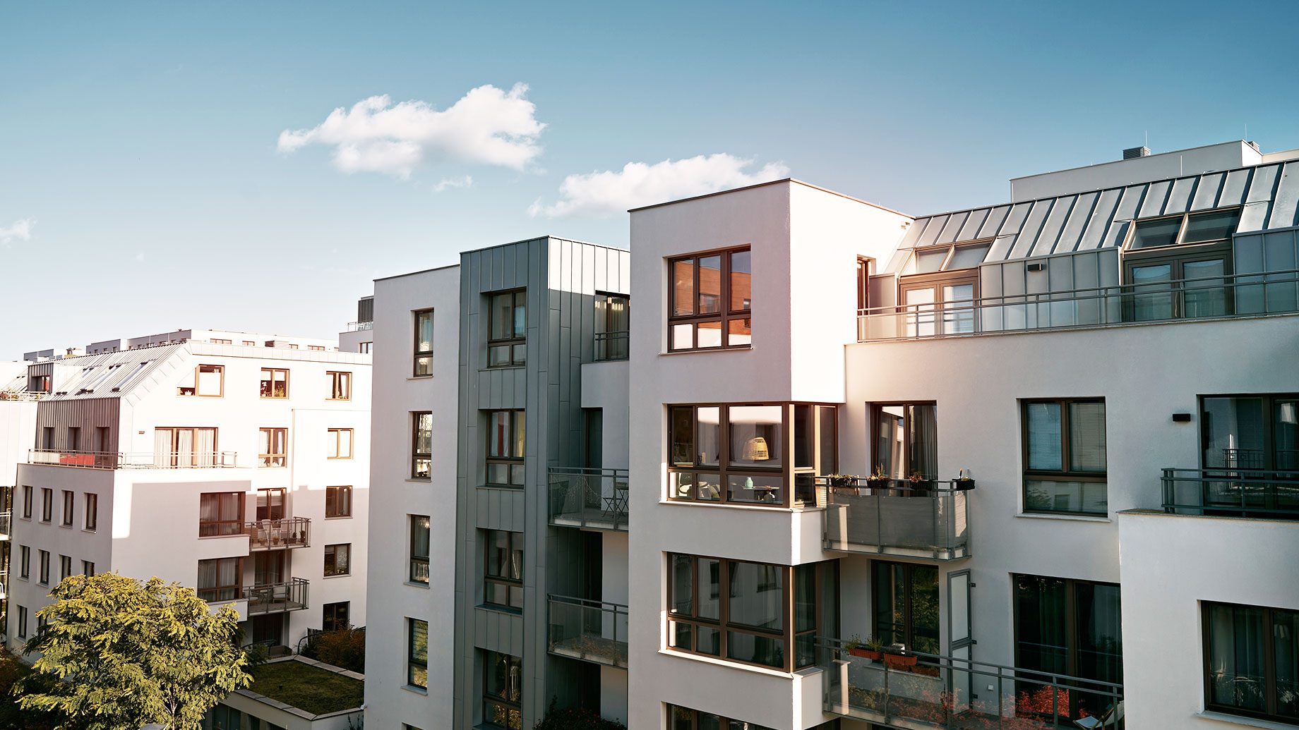 Modern European Complex of Apartment Buildings