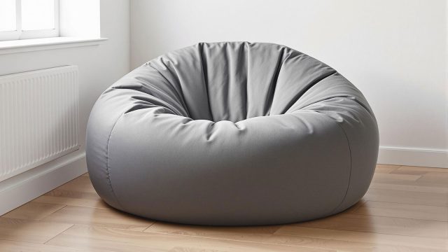 Modern Grey Bean Bag Sofa