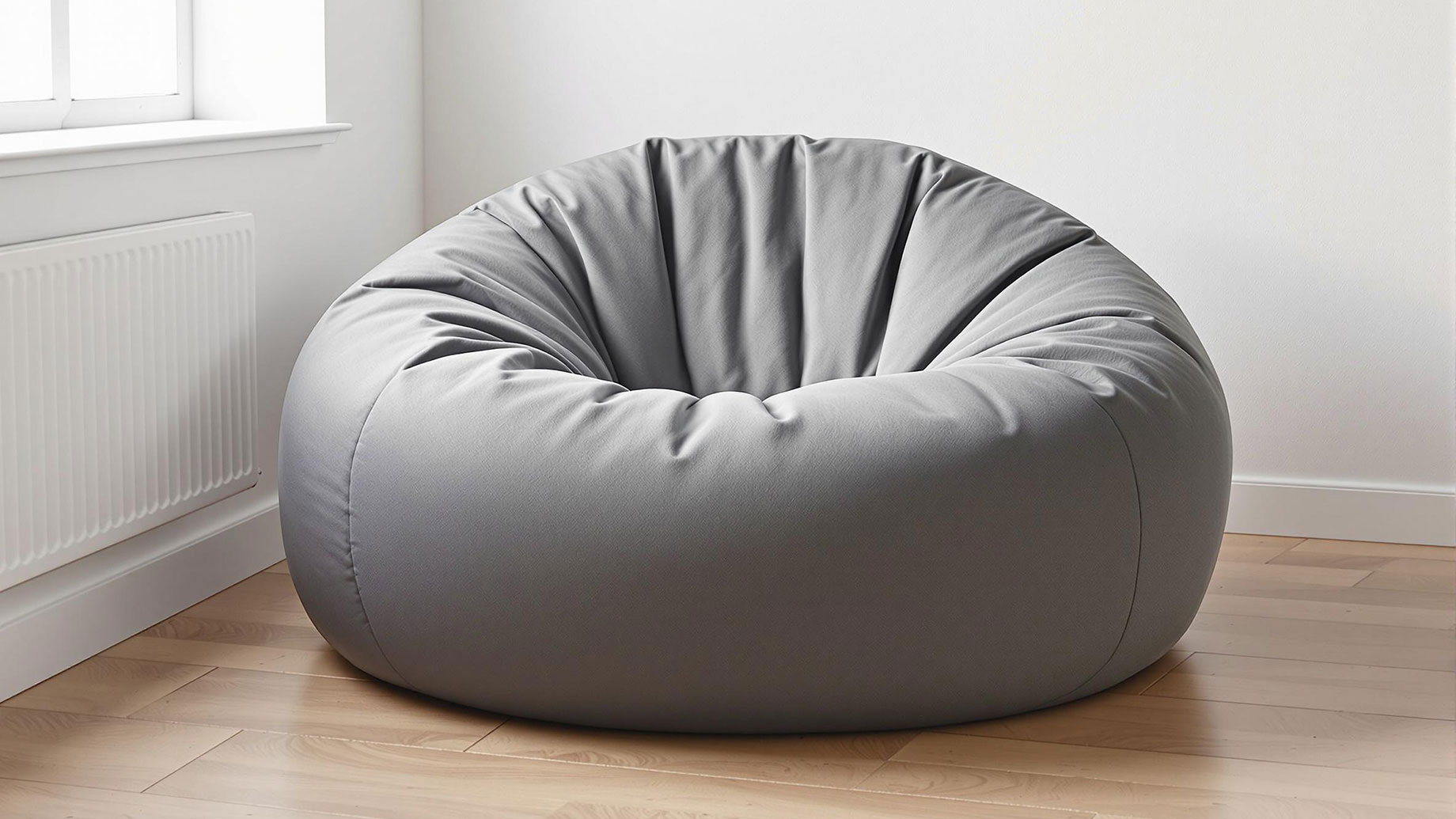 Modern Grey Bean Bag Sofa