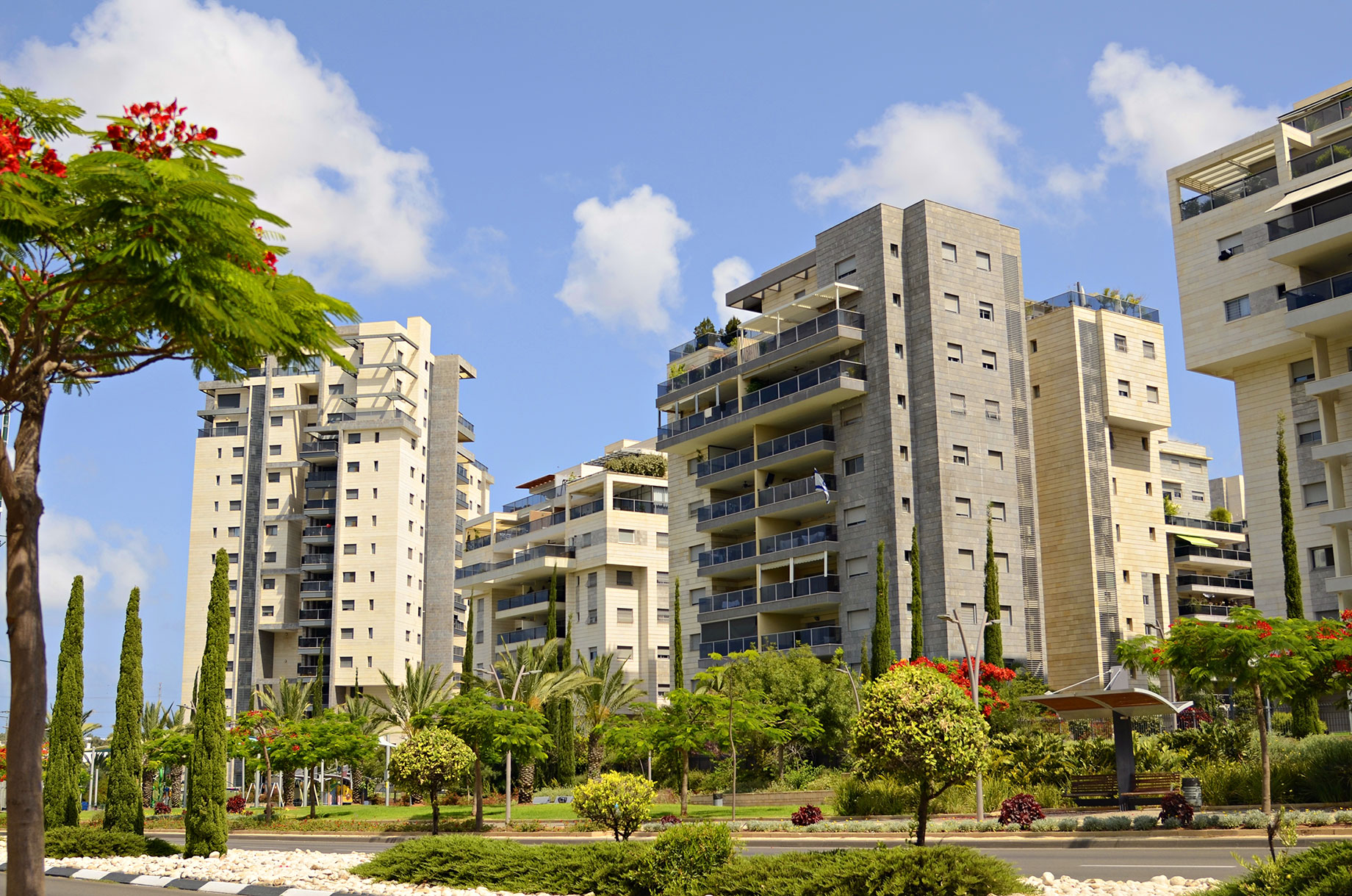Modern Residential Tower Apartments in Israel