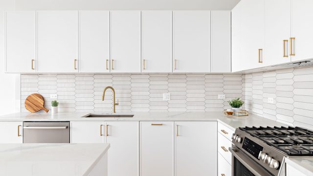 New Modern White Kitchen