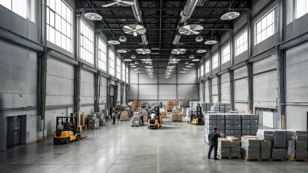 Effective Cooling and Ventilation in Warehouses Depend on Industrial ...