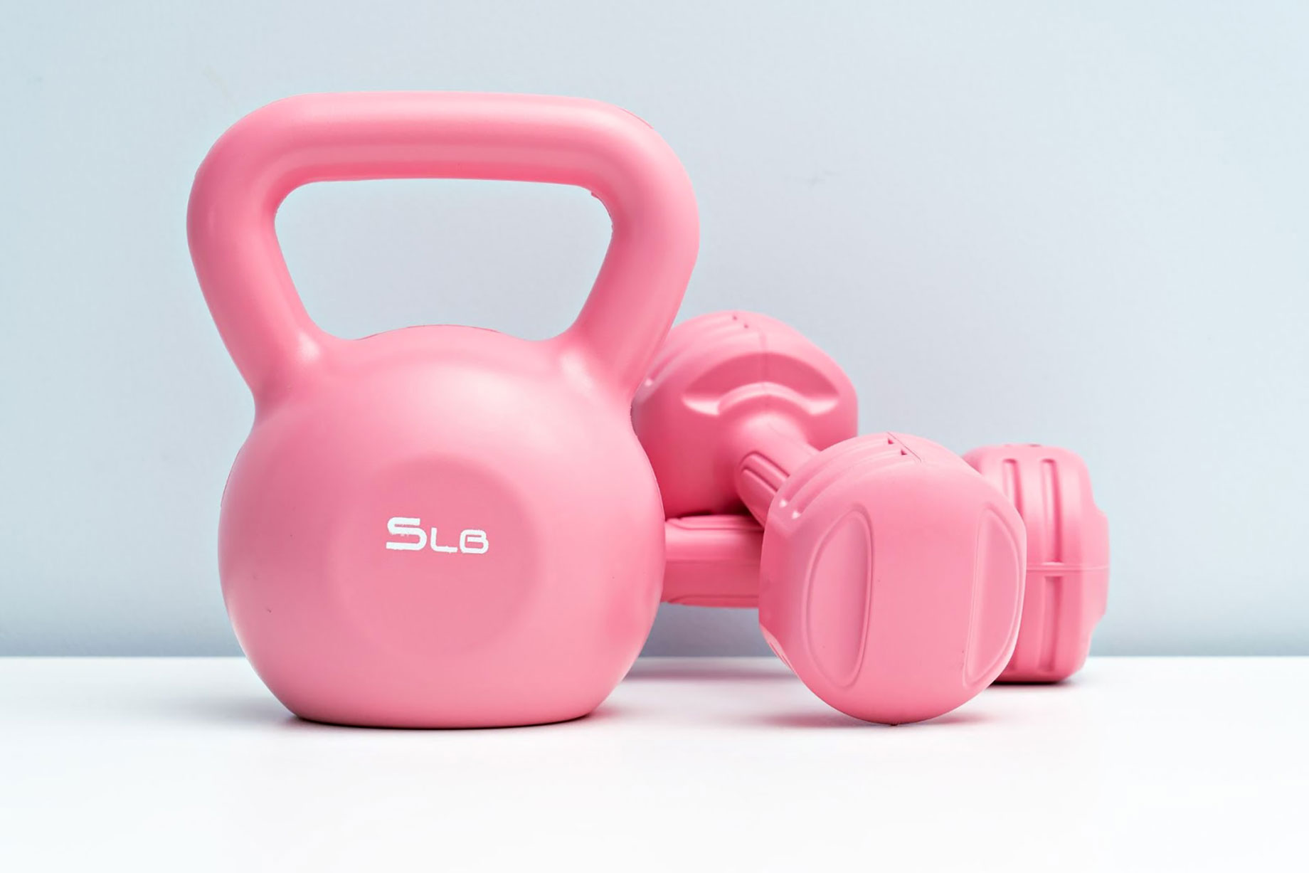 Pink Kettlebells