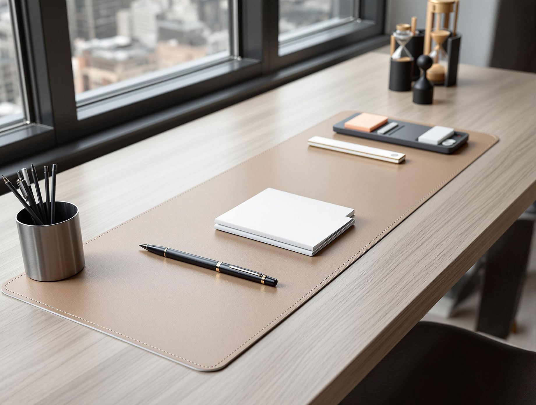 Stylish Desk with Accessories