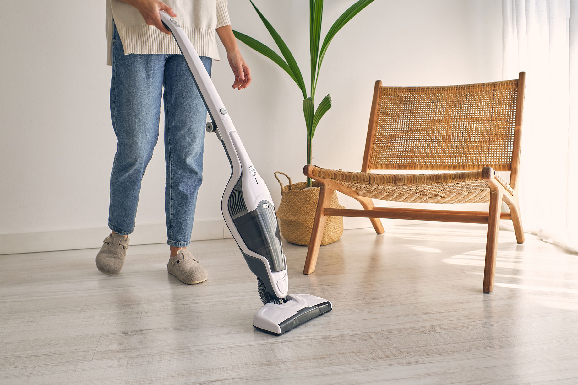 Using a Cordless Vacuum at Home