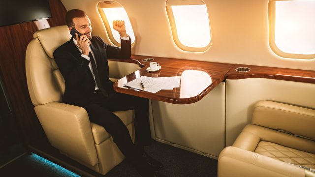 CEO Business Travel: Flying on a Private Jet