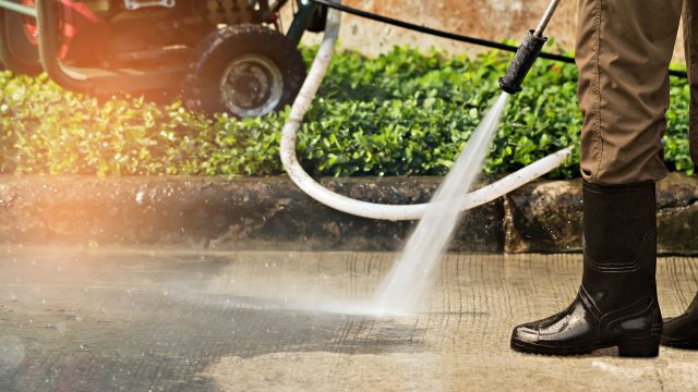 Concrete Power Washing