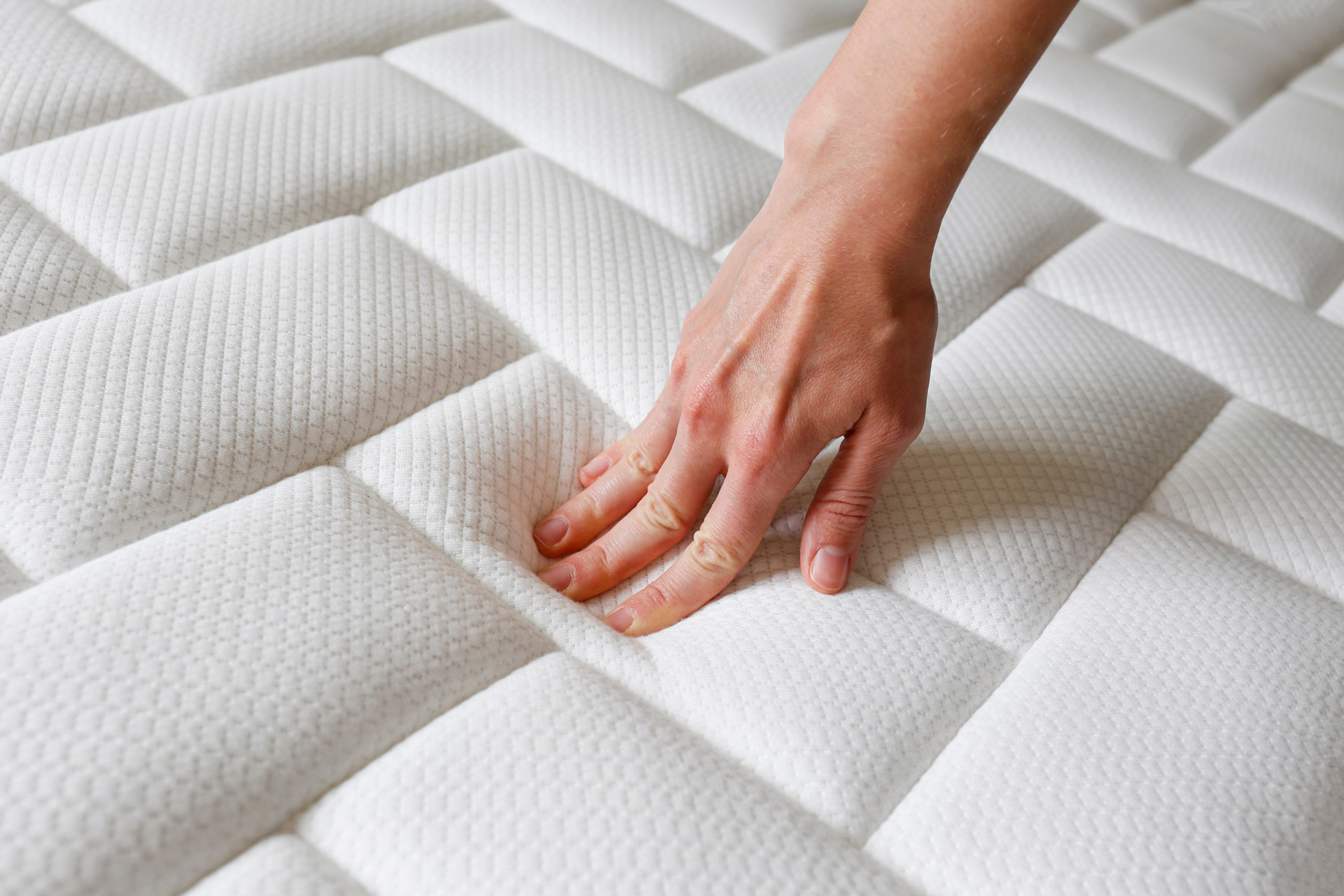 Hand Testing Orthopaedic Mattress Firmness