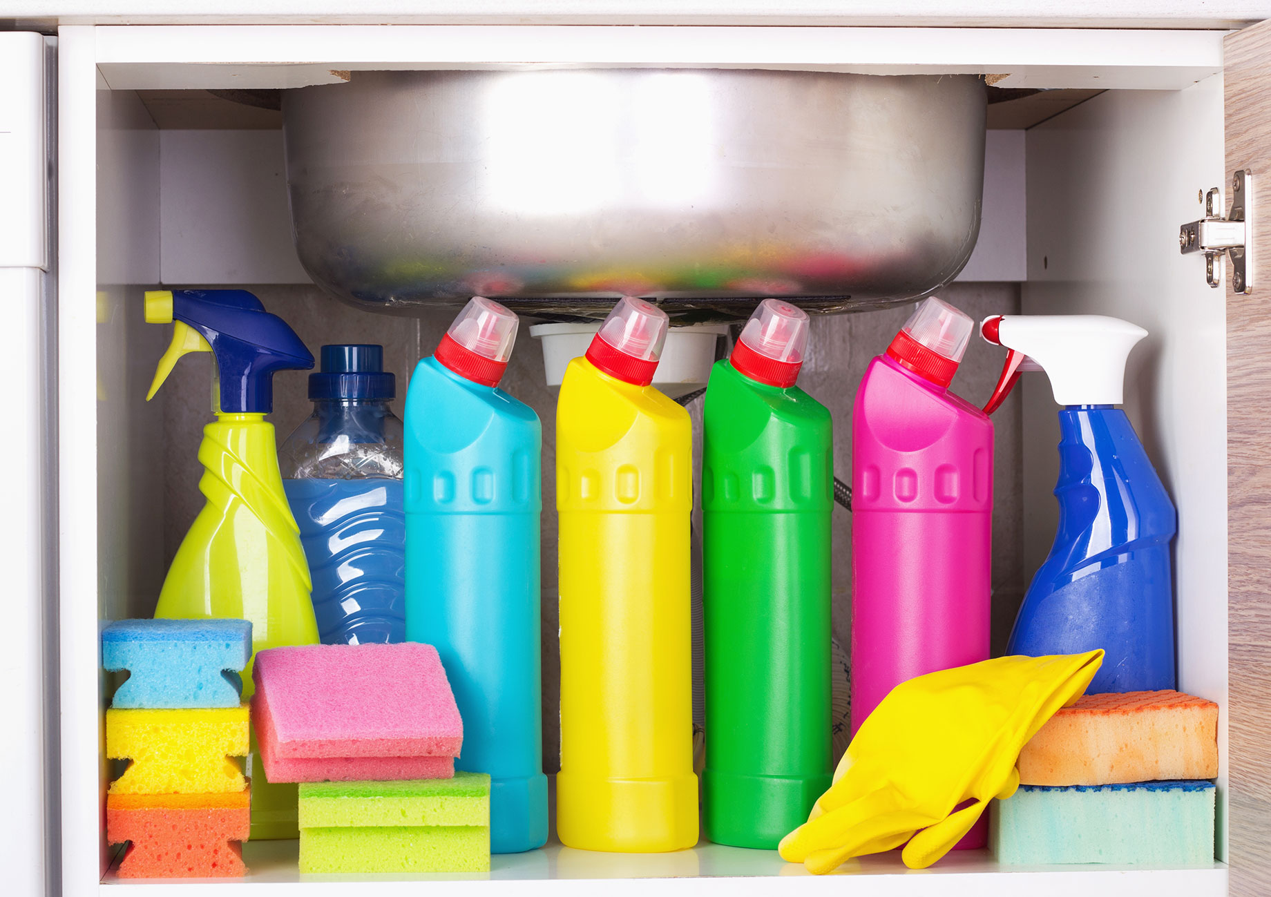 Home Storage of Cleaning Products