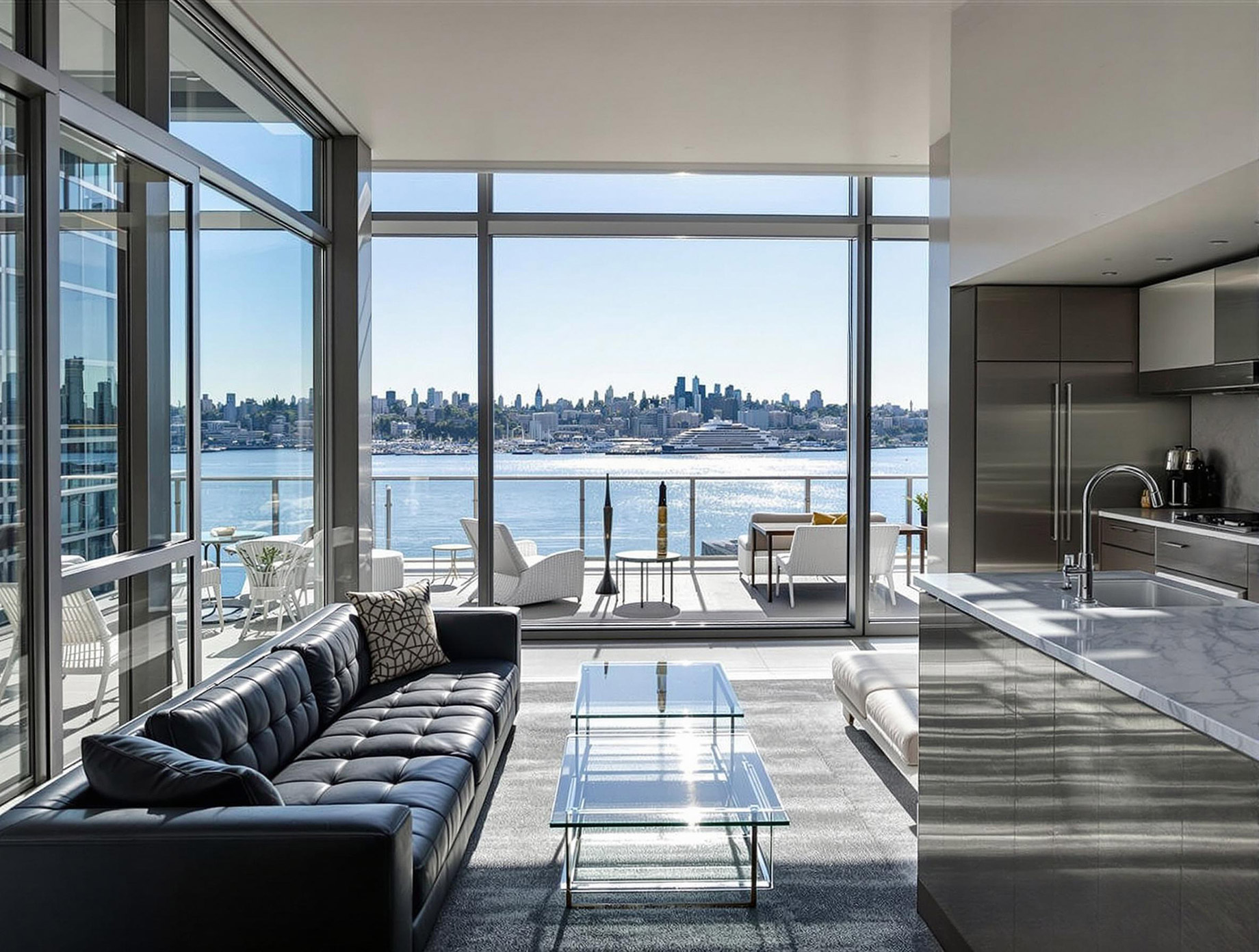 Luxurious Waterfront Condo in Seattle, Washington, USA