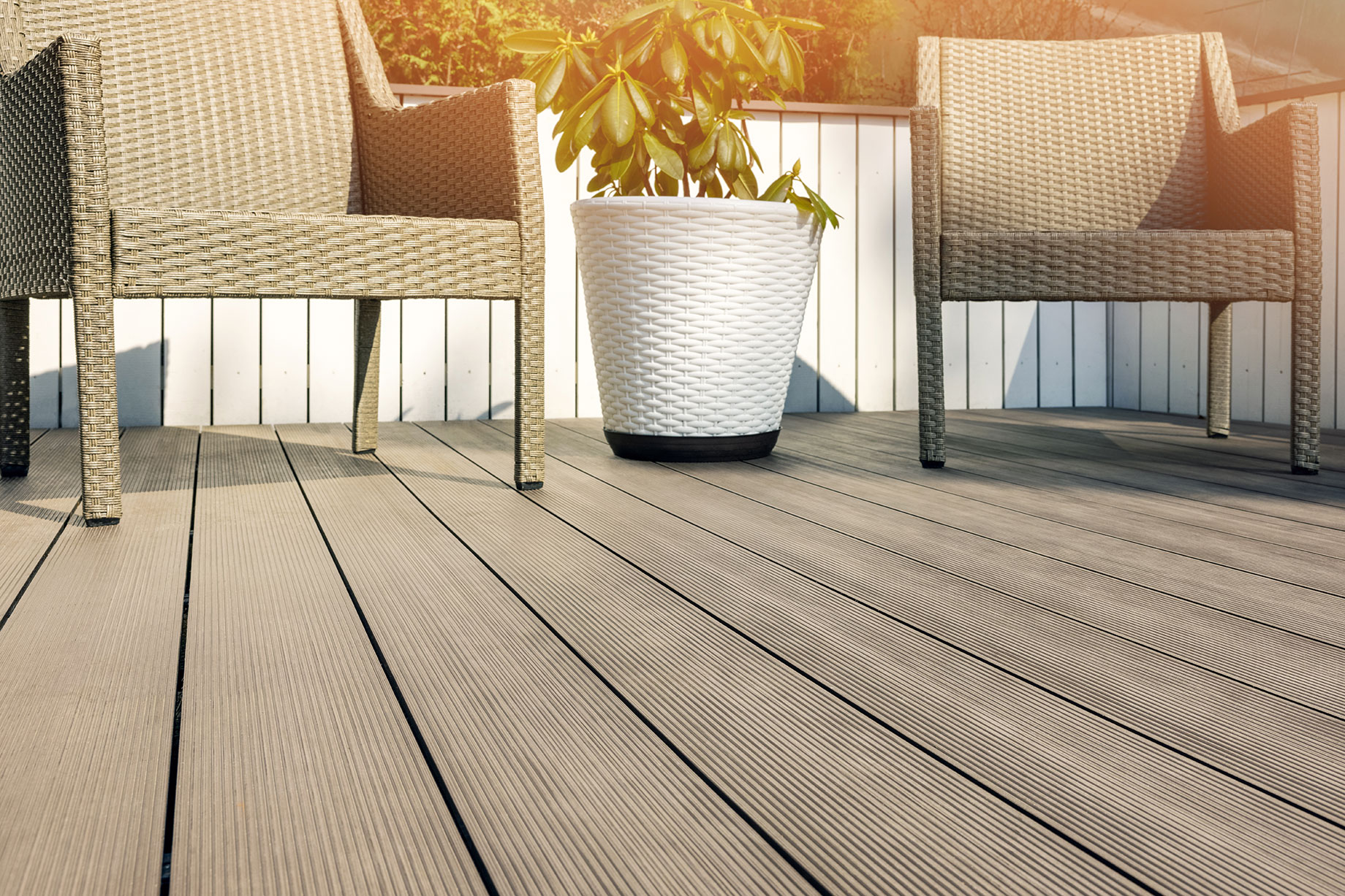 Patio with Trex Decking