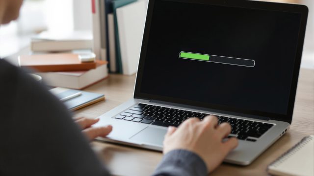 Progress Bar on a MacBook