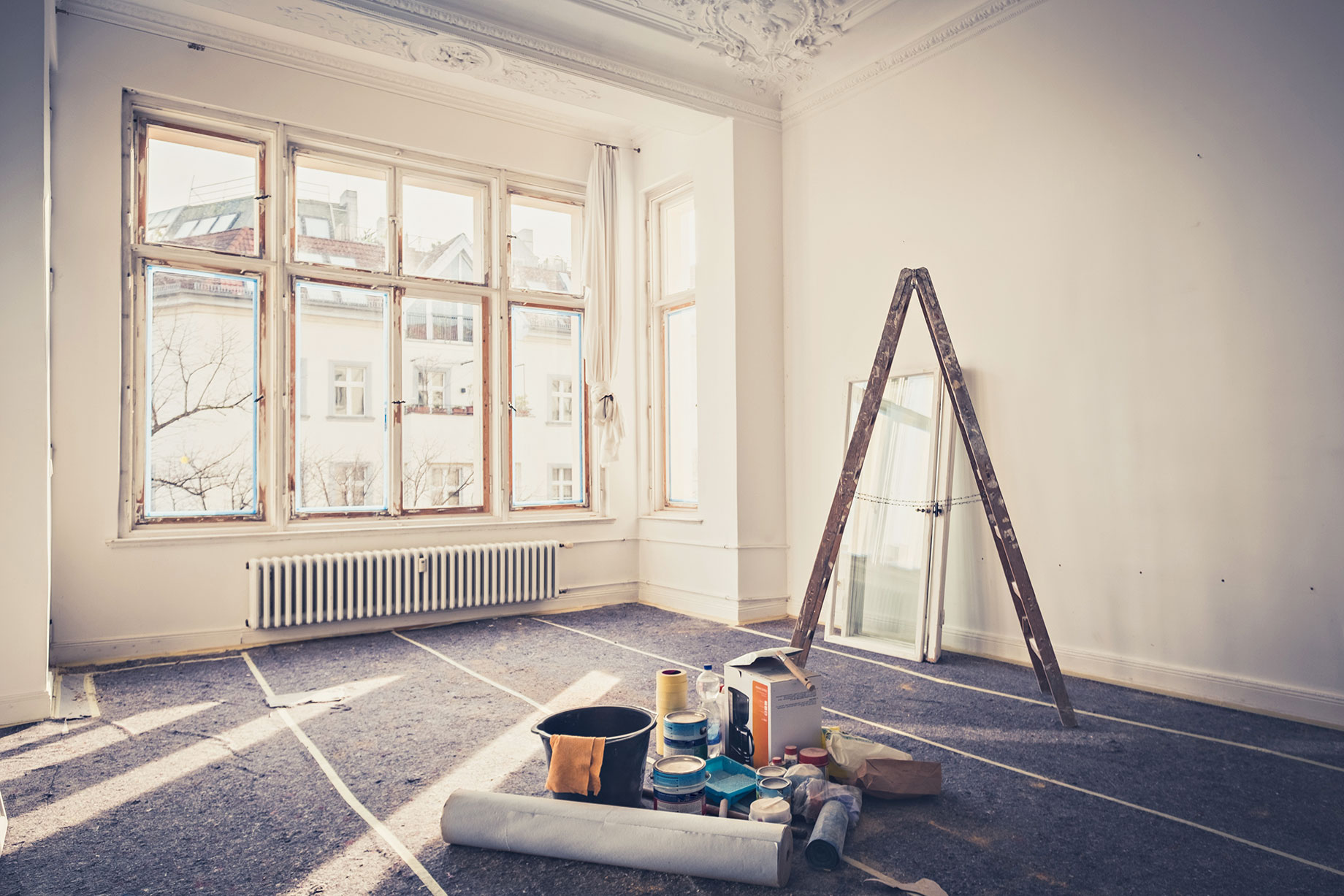 Repairing the Interior of a Secondhand Property