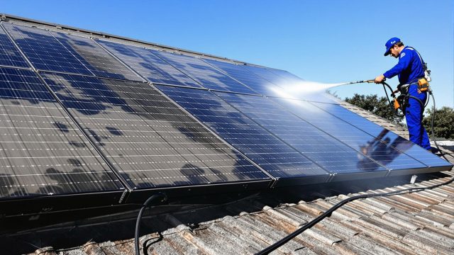 Solar Panel Washing