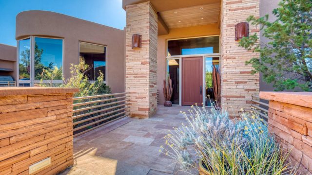 A Luxury Southwestern Home Entryway