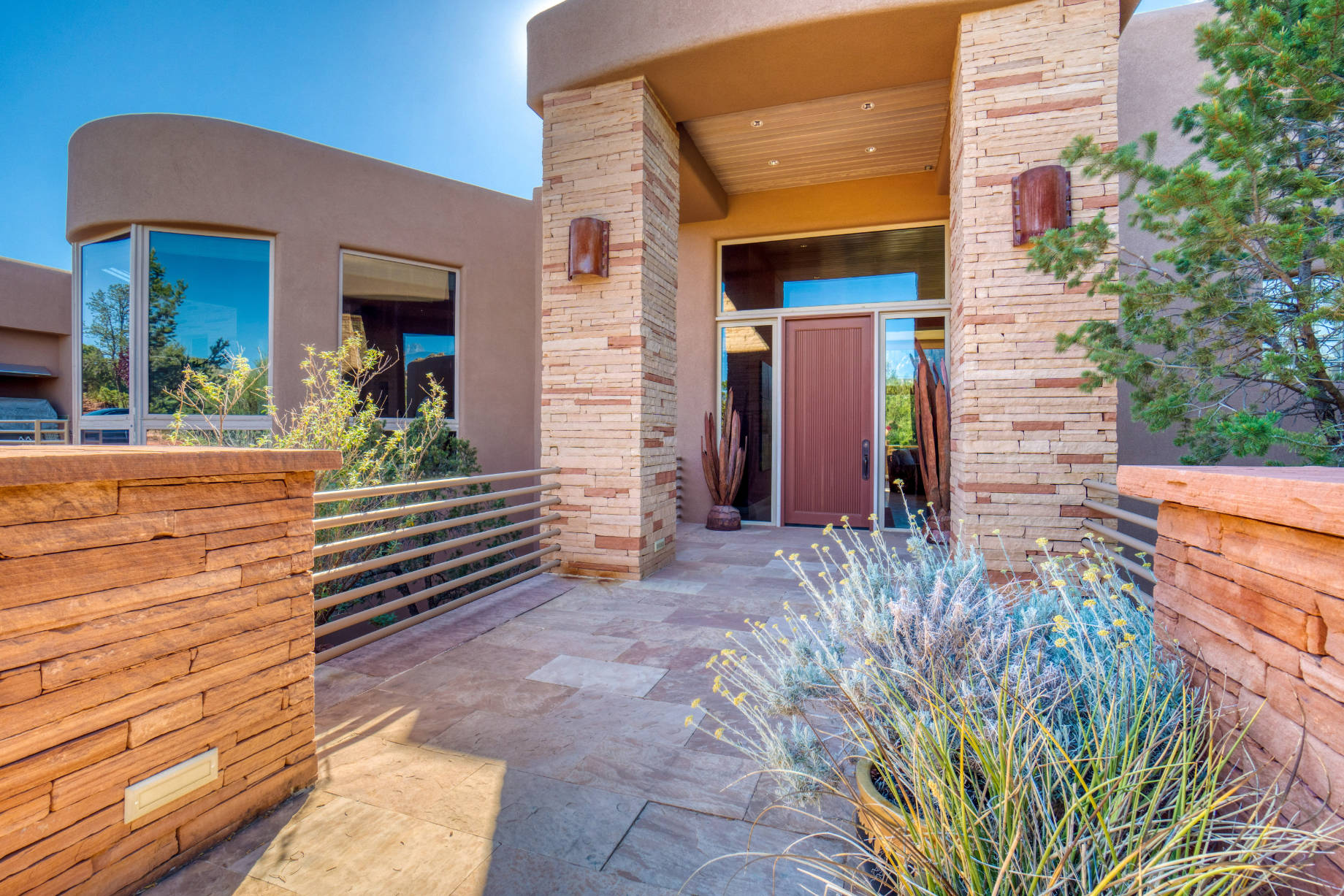 A Luxury Southwestern Home Entryway