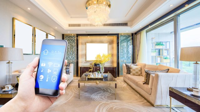 Elegant Interior Design with Modern Smart Home Features