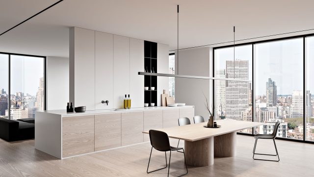 Innovative Interior Layout in a Contemporary Apartment