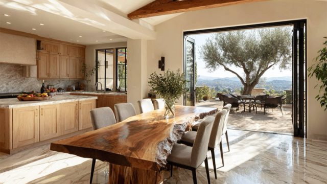 Kitchen with the Warmth of Natural Wood