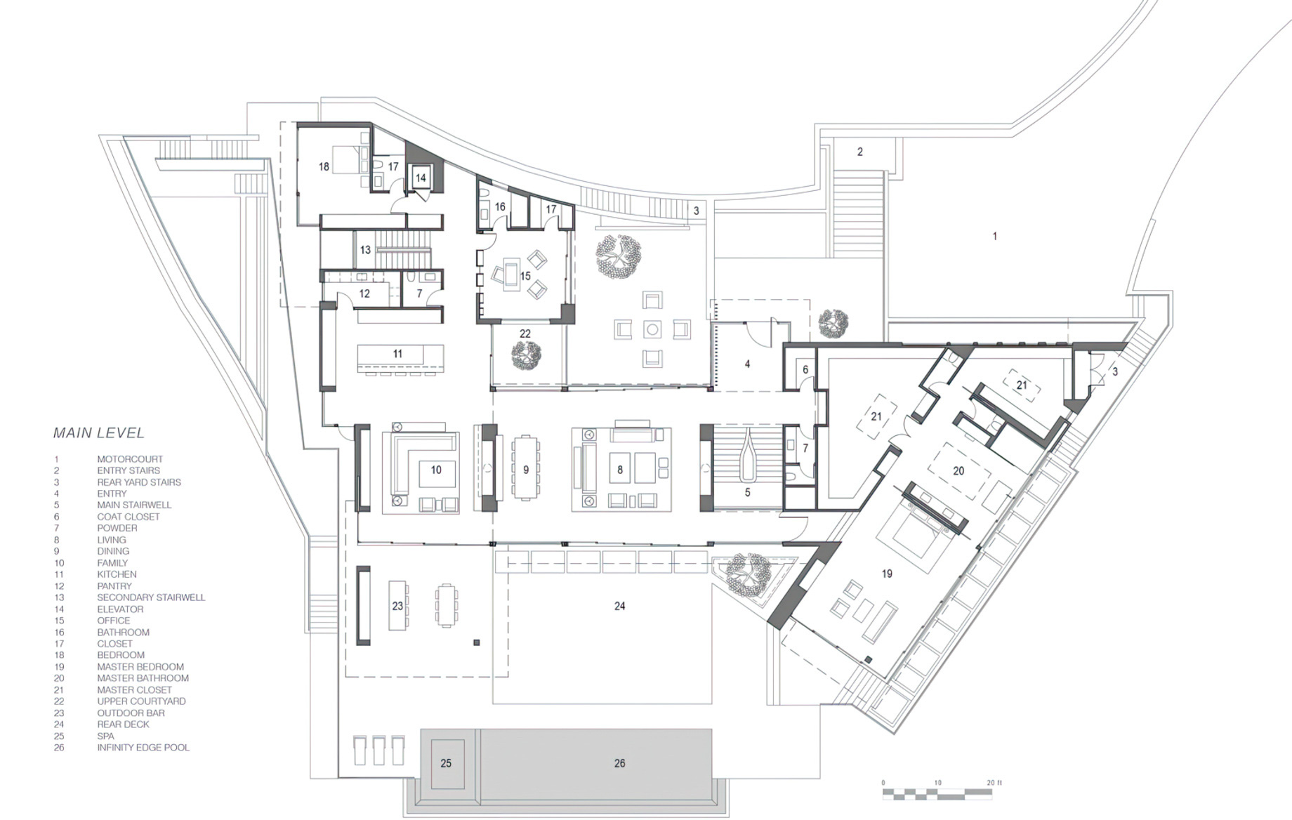 Laurel II Residence – 1221 Laurel Way, Beverly Hills, CA, USA – 65