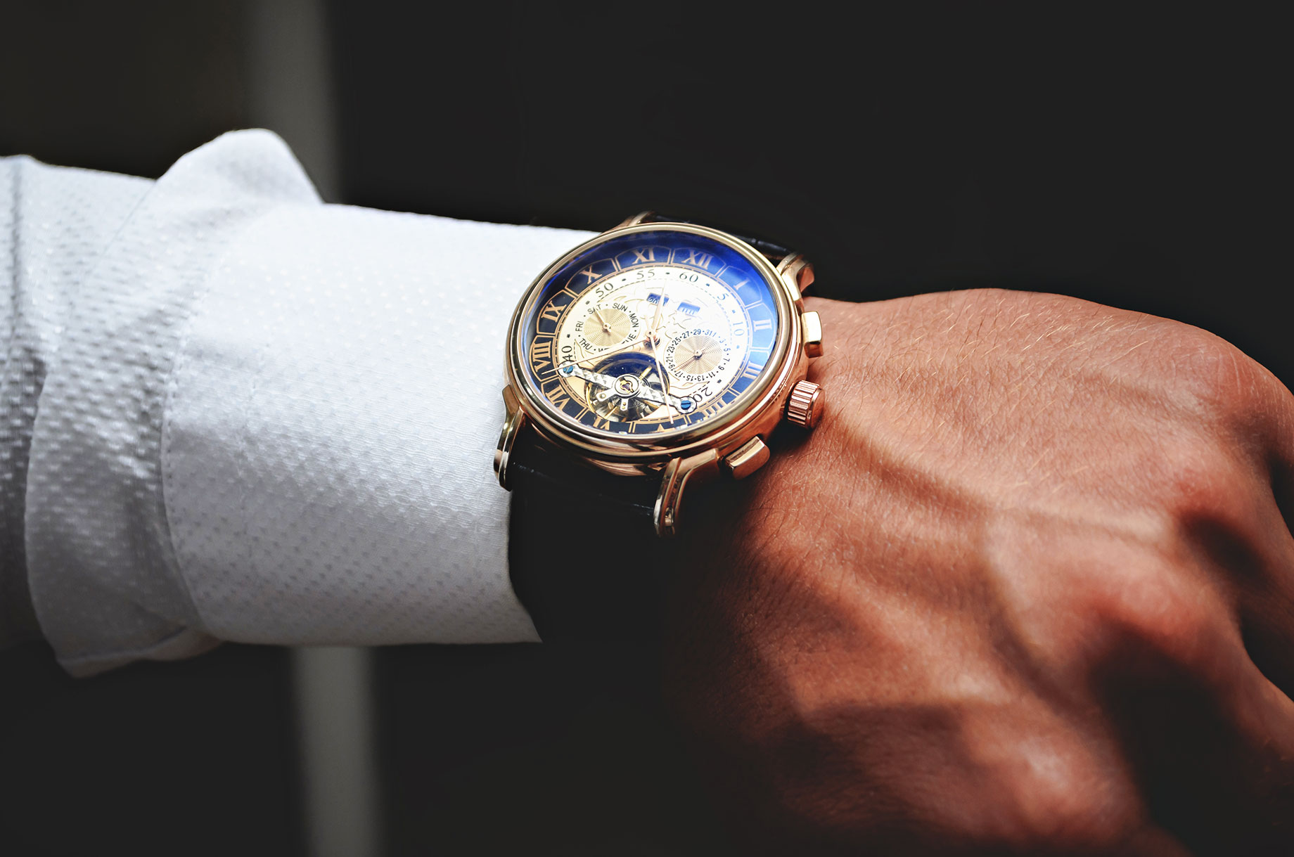 Luxury Watch on a Man's Wrist