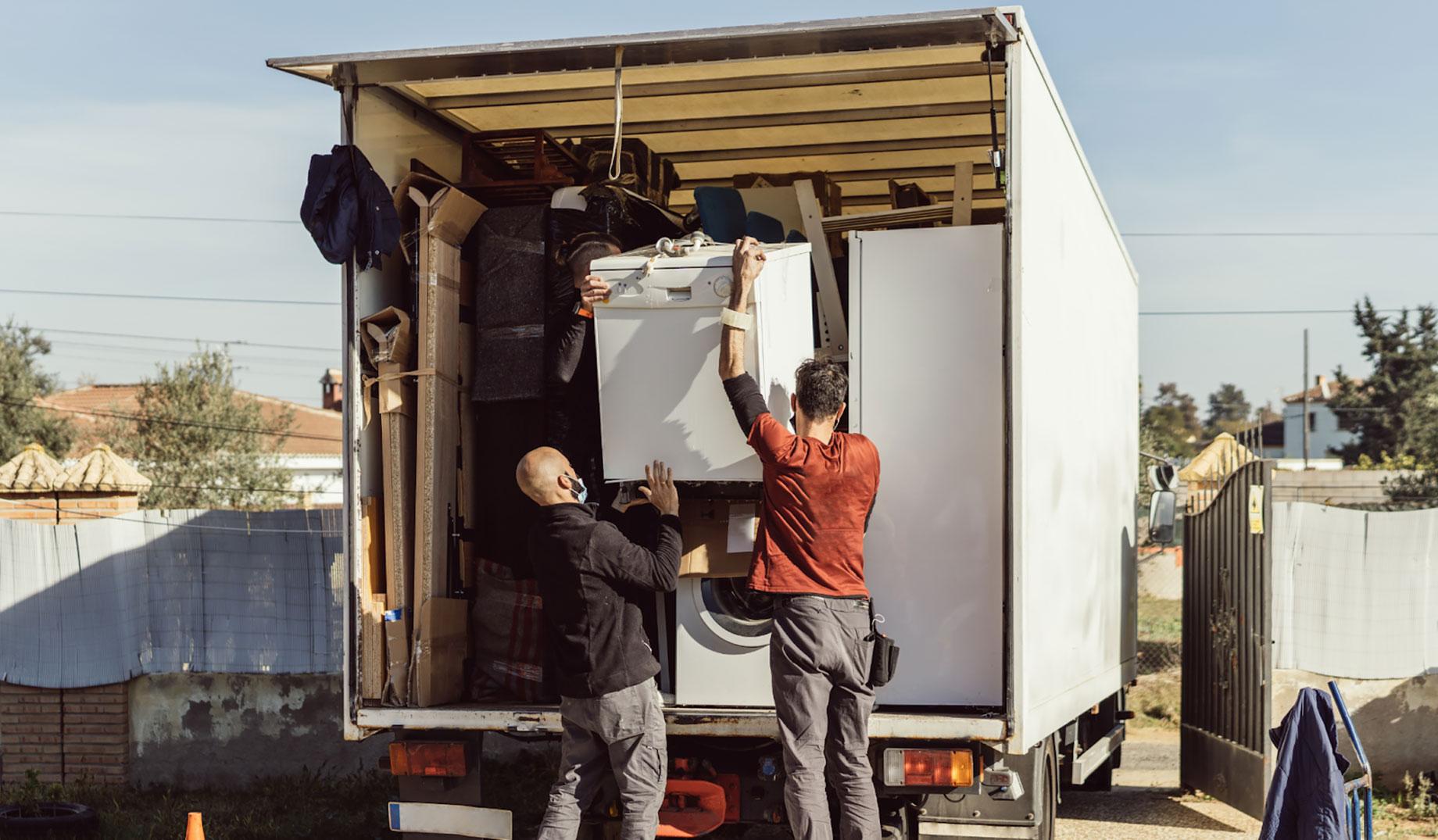 Packing Home Appliances into a Moving Truck