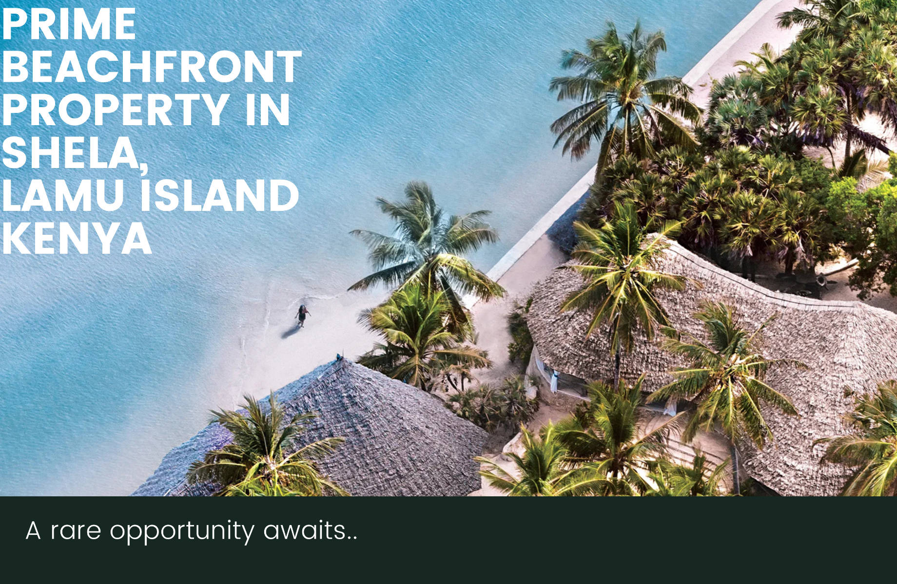 Prime Beachfront Property in Shela, Lamu Island, Kenya