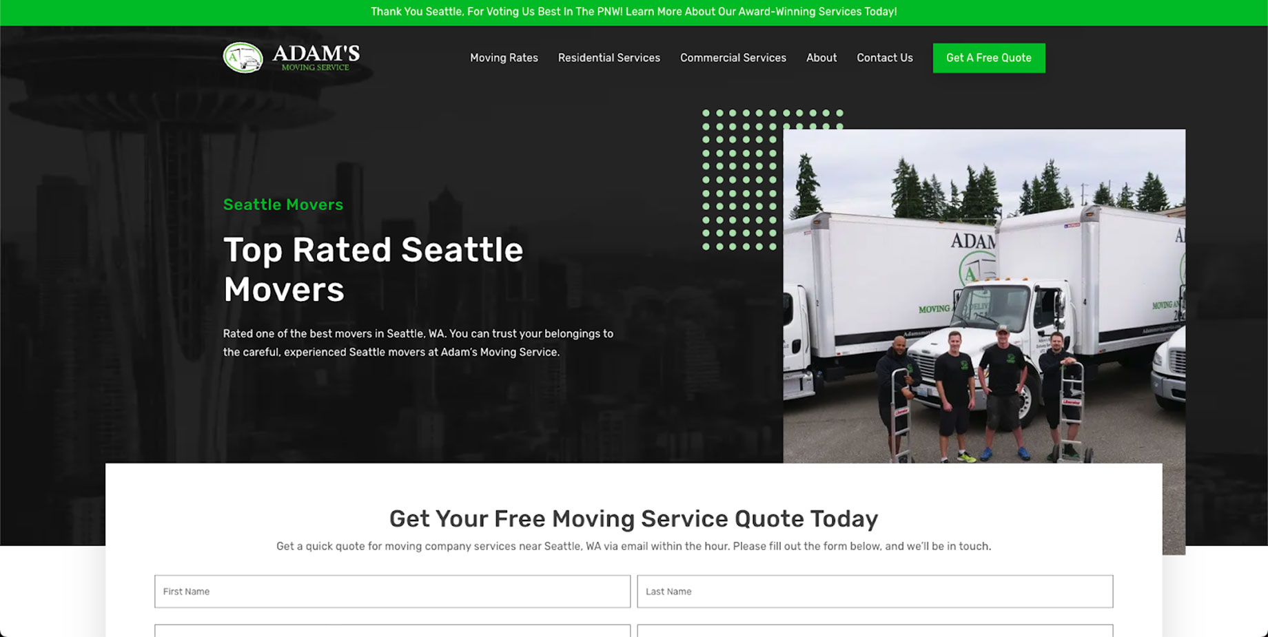 Adam’s Moving Service
