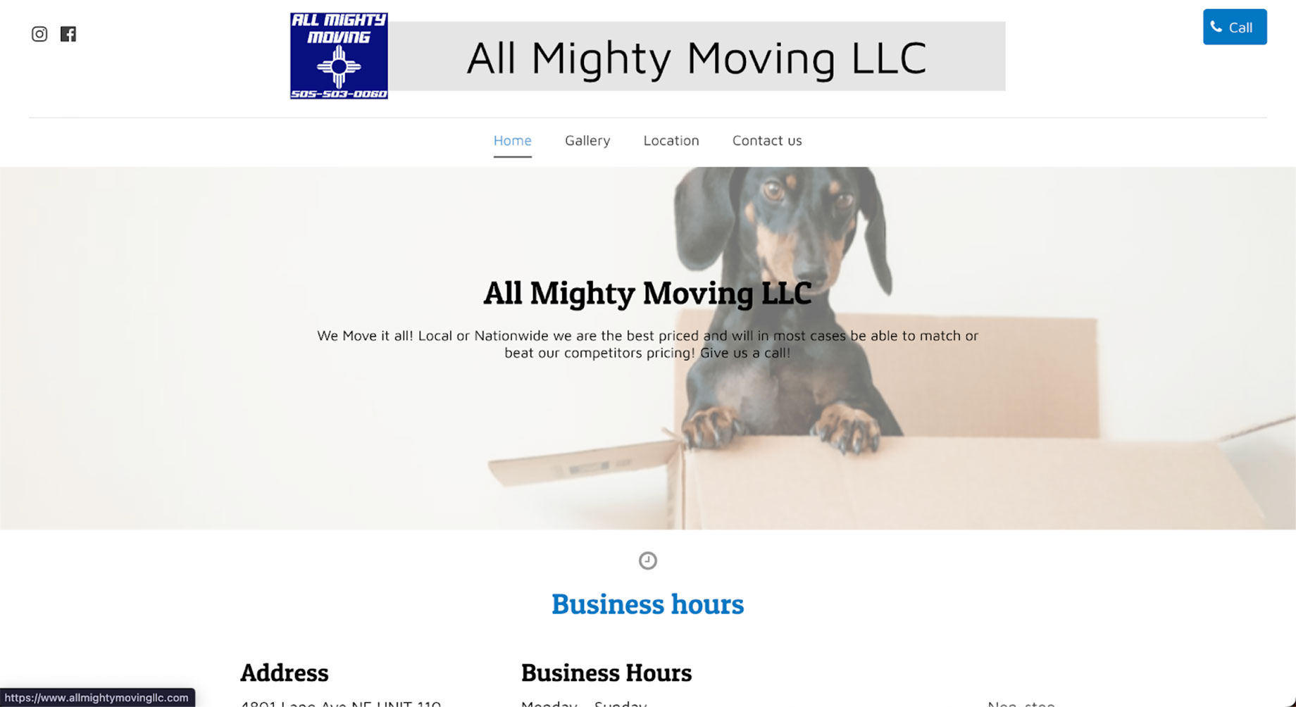 All Mighty Moving LLC