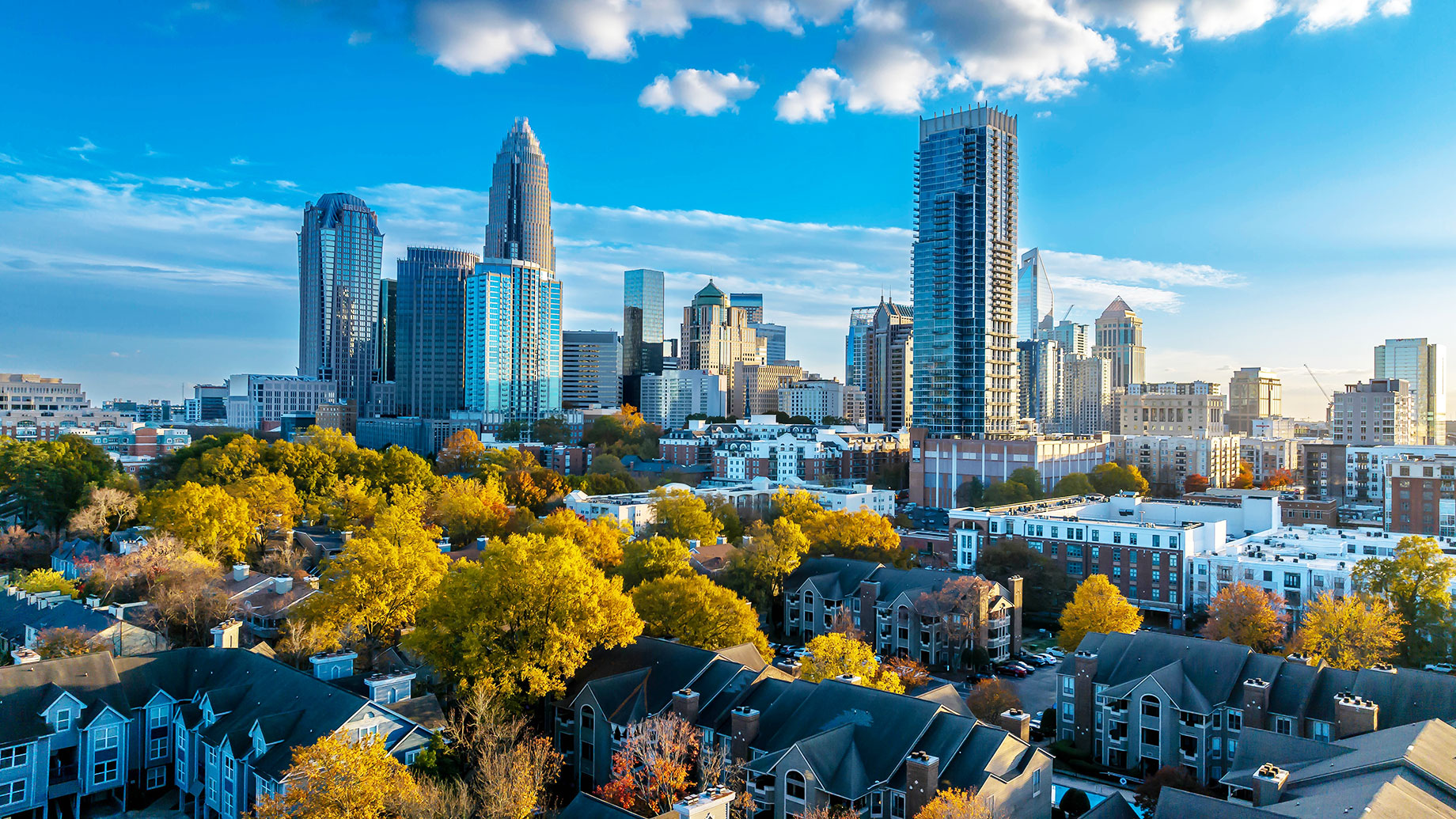 Autumn Season in Charlotte, North Carolina, USA