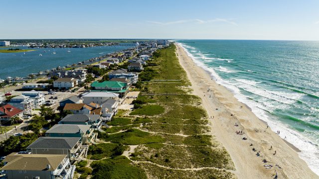 Beachfront Houses and Vacation Rentals in Wrightsville, North Carolina, USA Outer Banks