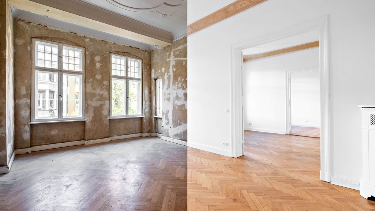 Before and After a Luxury Apartment Interior Renovation