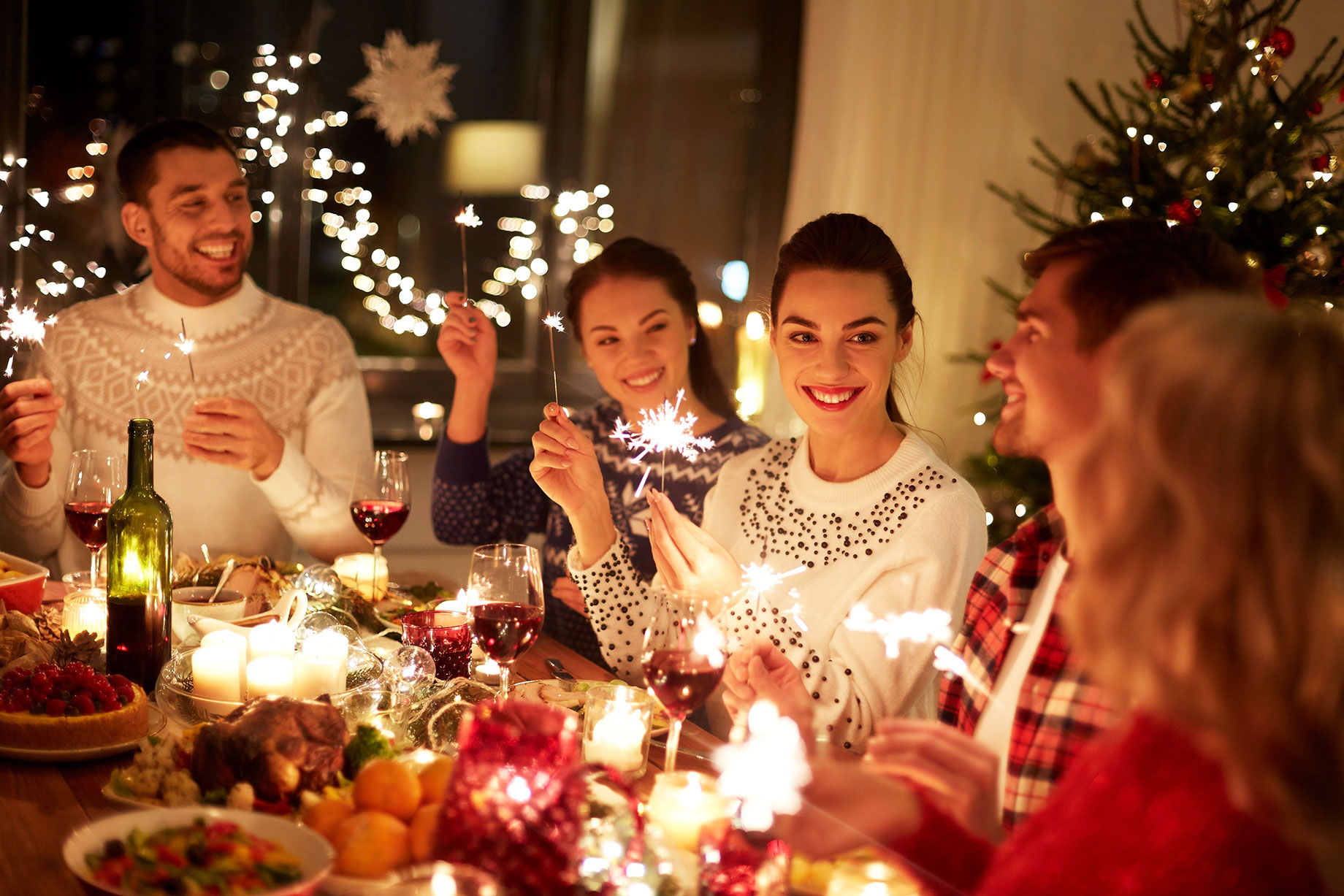 Christmas Holiday Family Dinner