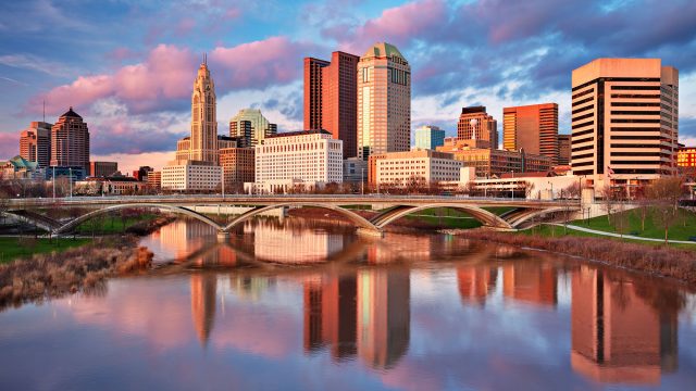 Cityscape of Columbus, Ohio, USA