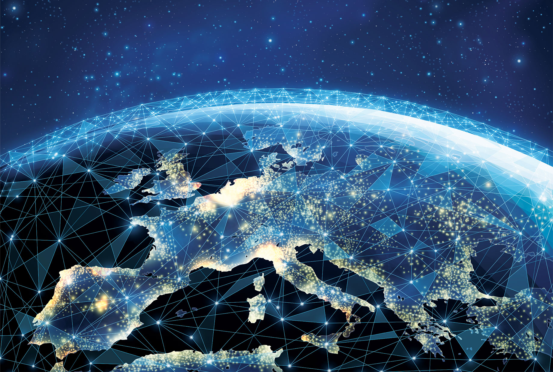 Digital Spacial View of Europe