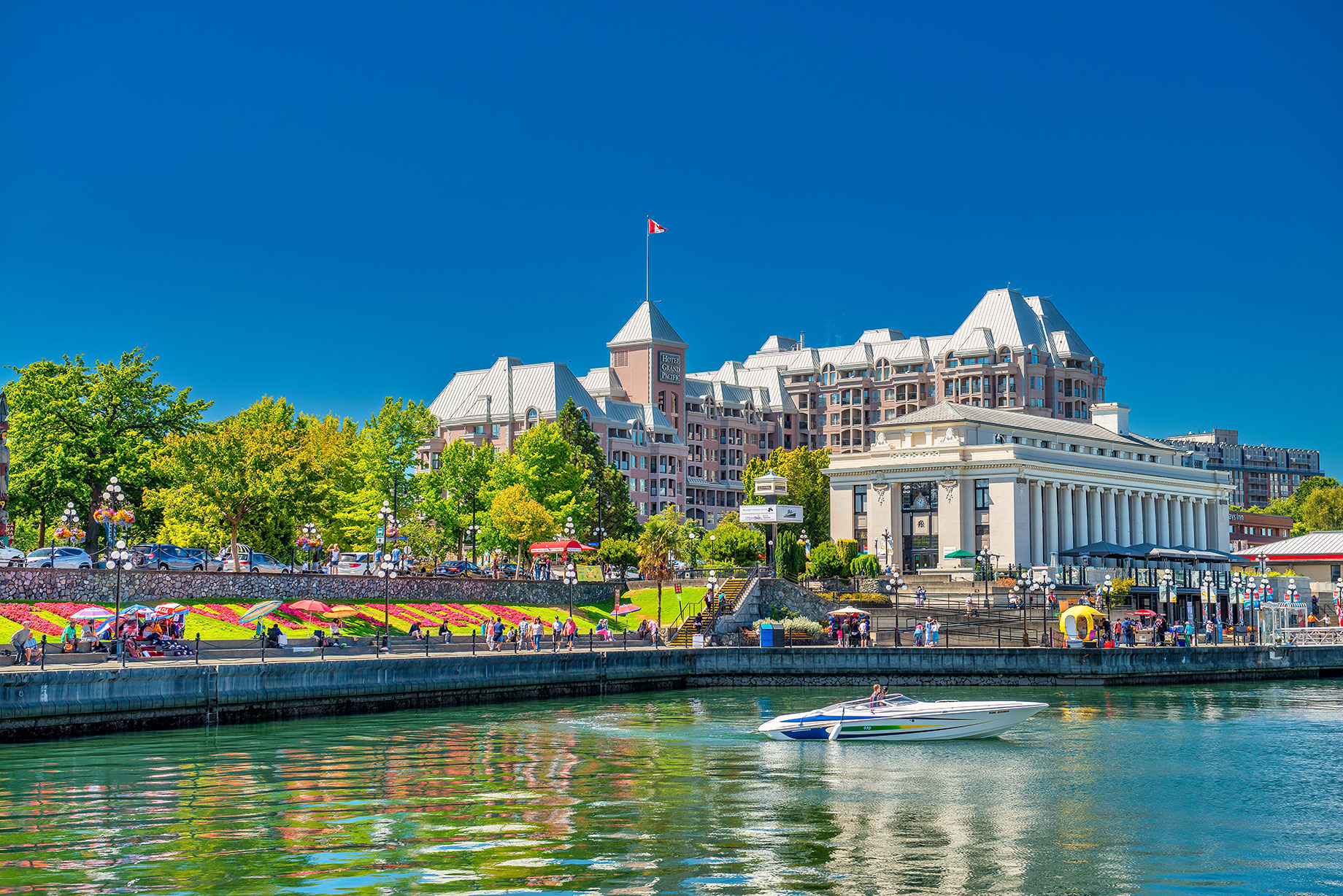 Hotel Grand Pacific on Vancouver Island in Victoria, British Columbia, Canada