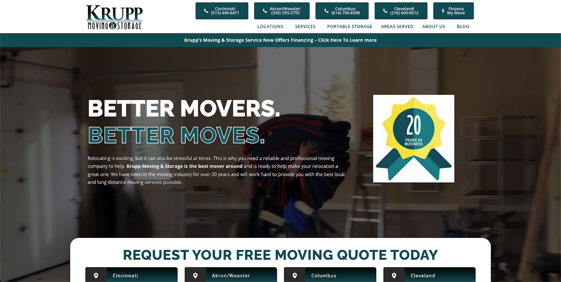 Krupp Moving Storage