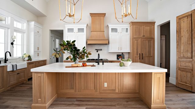 Modern, Spacious Kitchen with Custom Cabinets