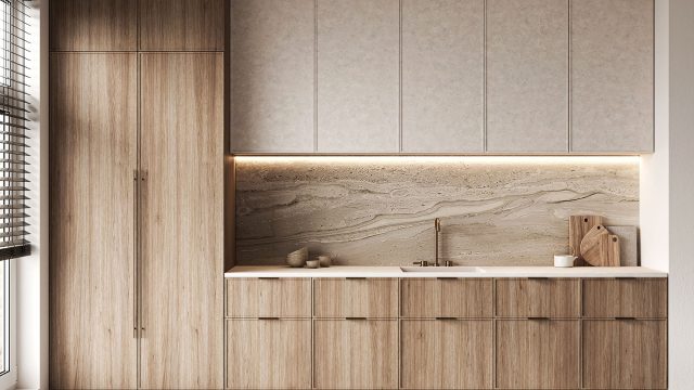 Modern Kitchen with Custom Cabinetry