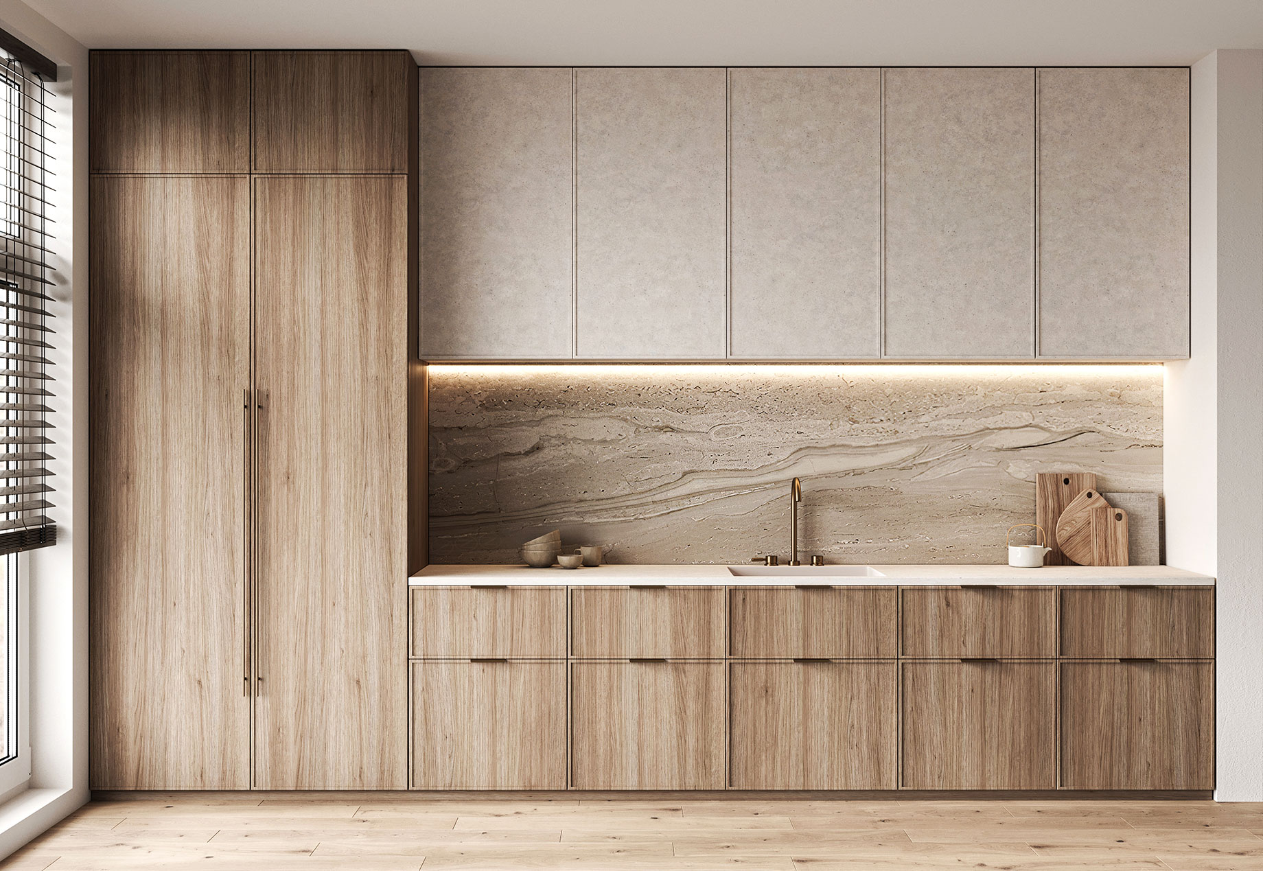 Modern Kitchen with Custom Cabinetry