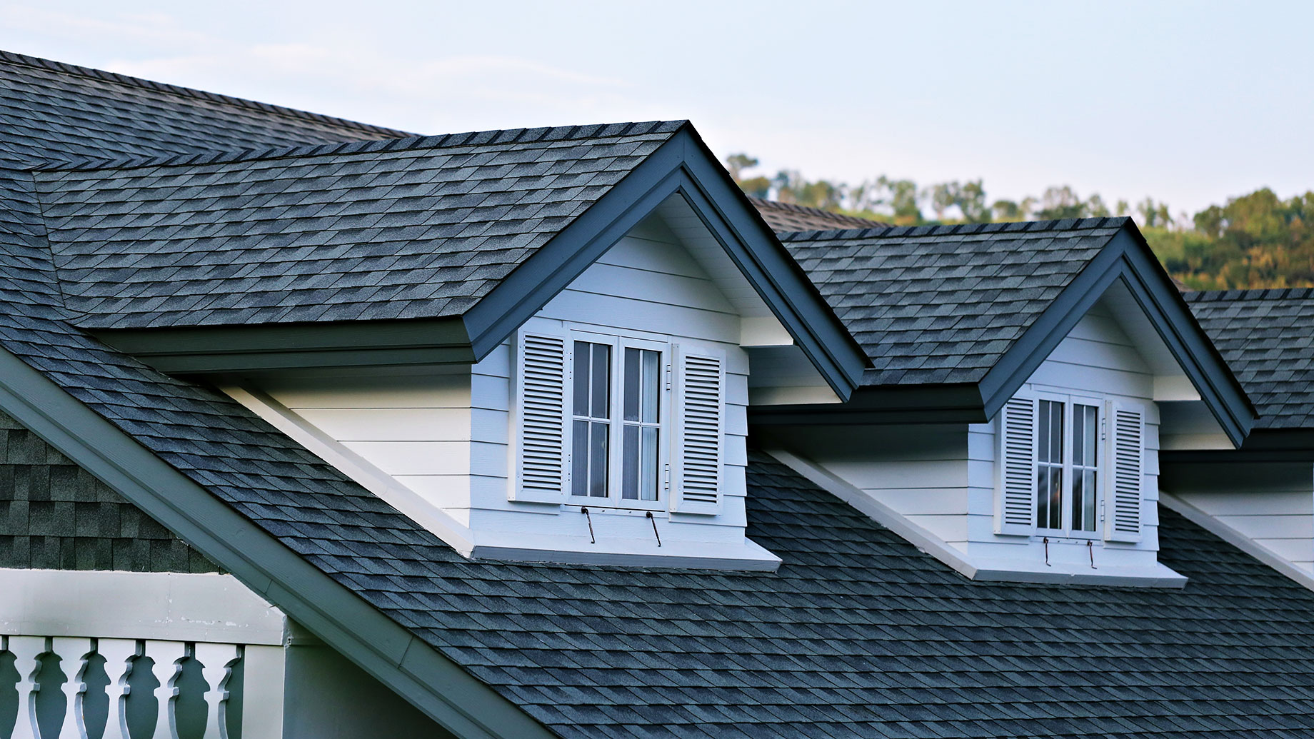 Shingles Roof on a New House