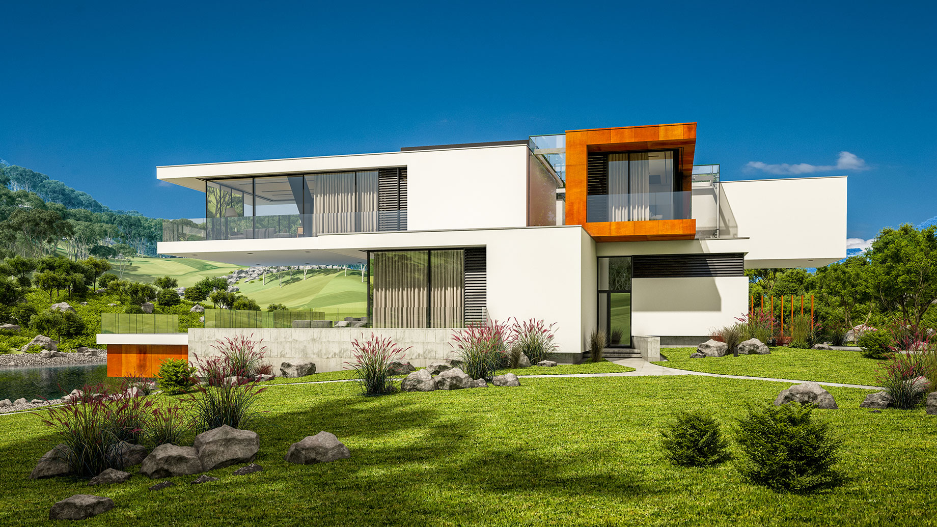 Unique Modern Contemporary Luxury House with Beautiful Vista Views