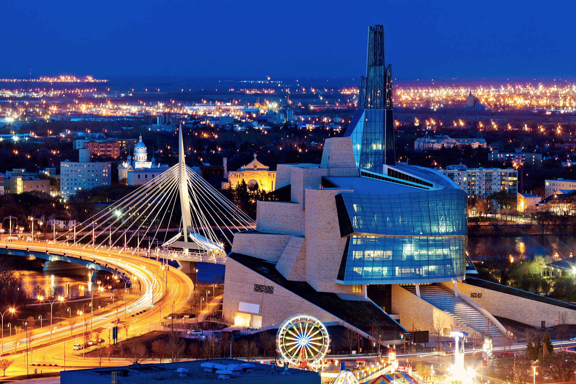 Winnipeg, Manitoba, Canada by Night