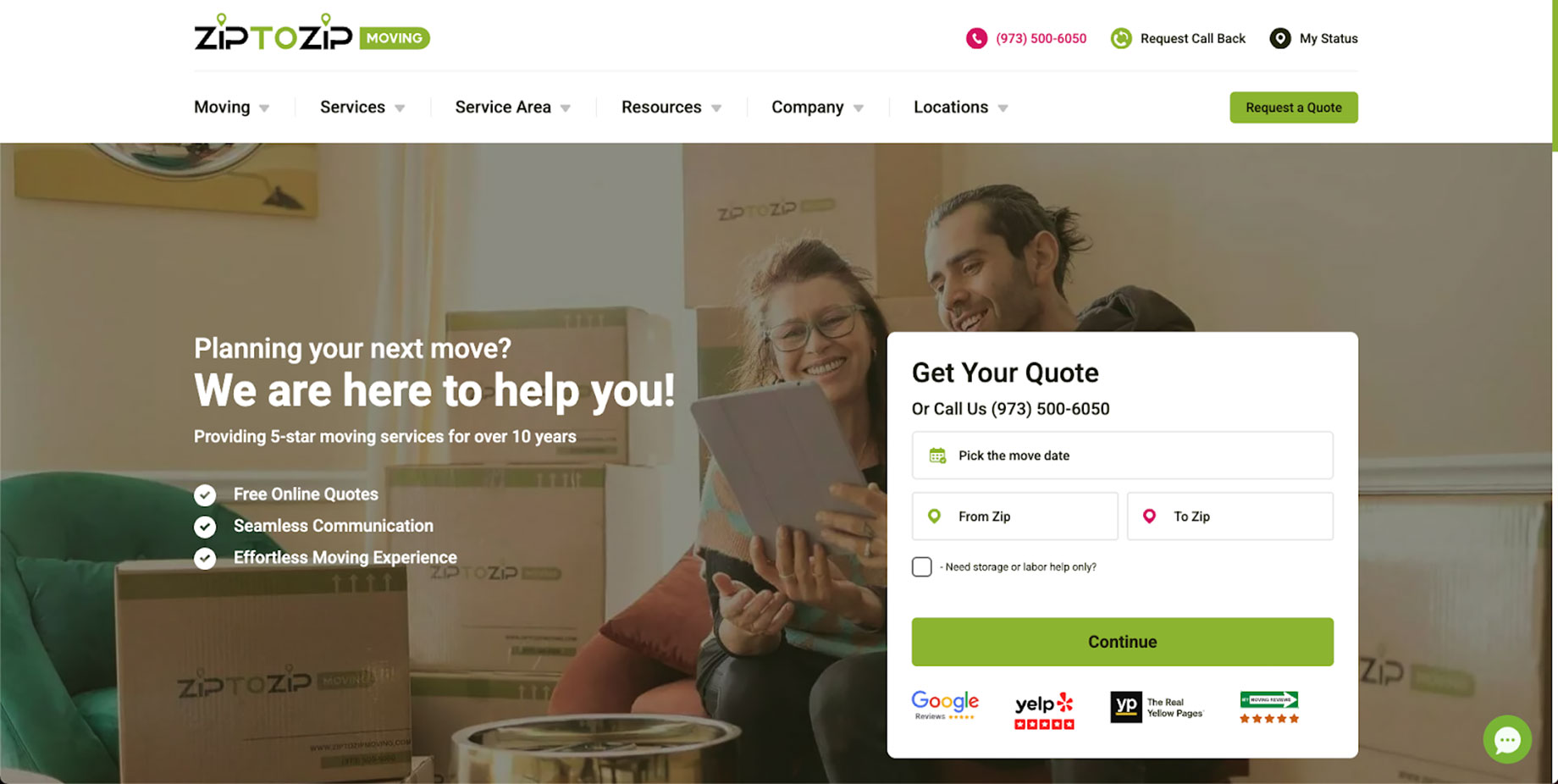 Zip to Zip Moving Inc.