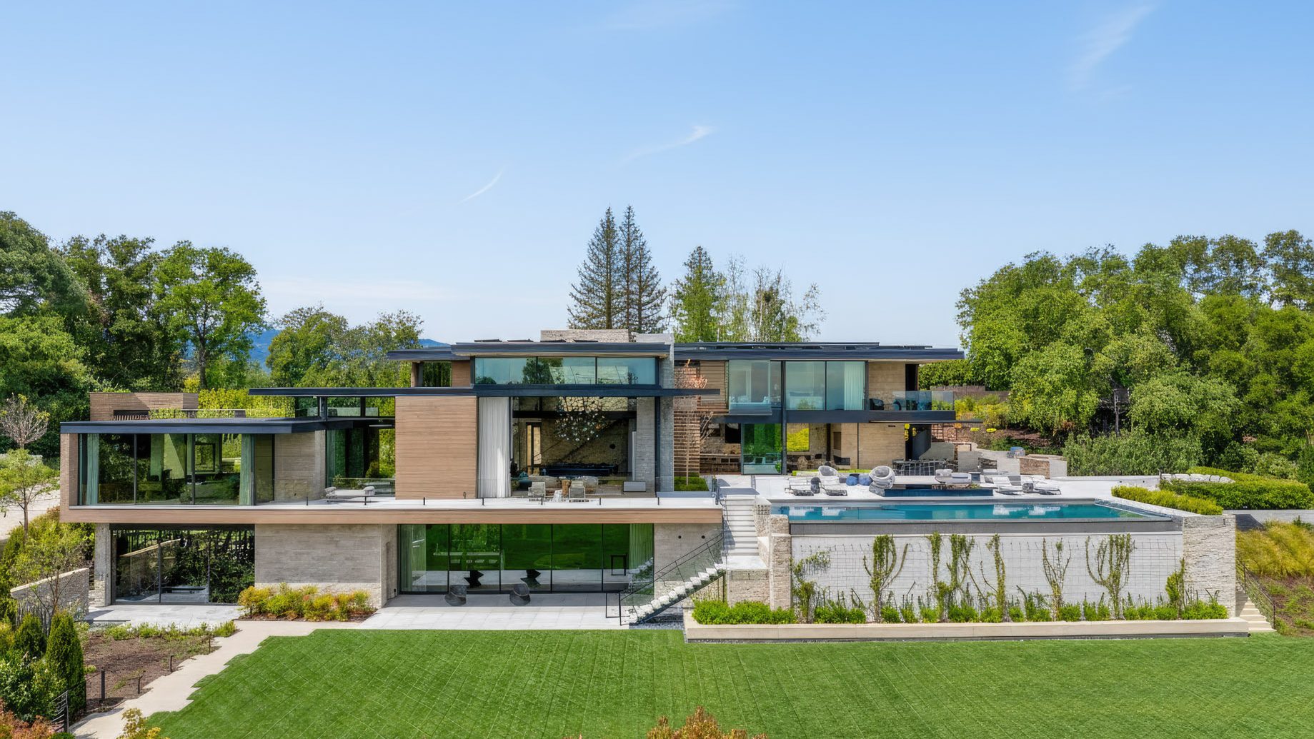 Atherton Contemporary Estate – Ridge View Dr, Atherton, CA 🇺🇸