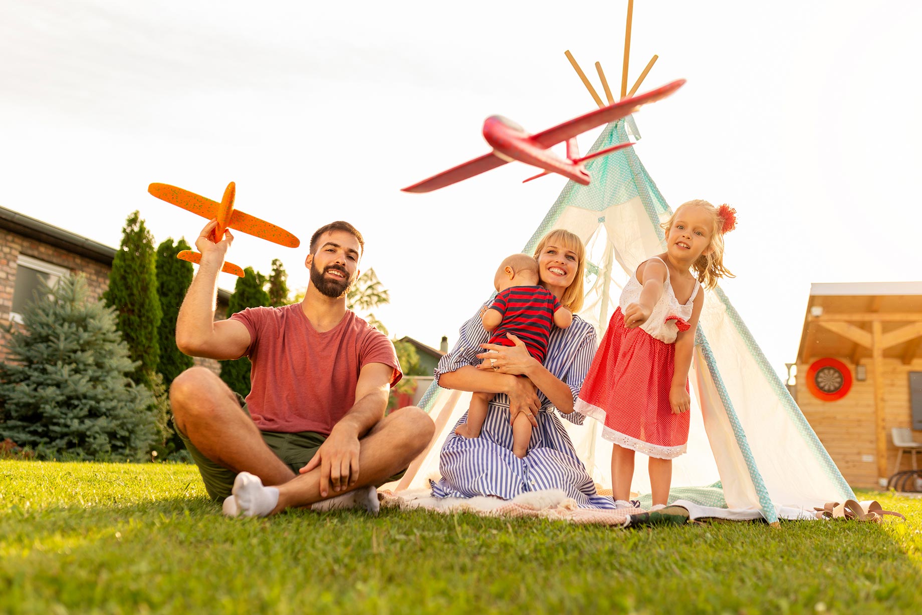 Backyard Camping with the Kids