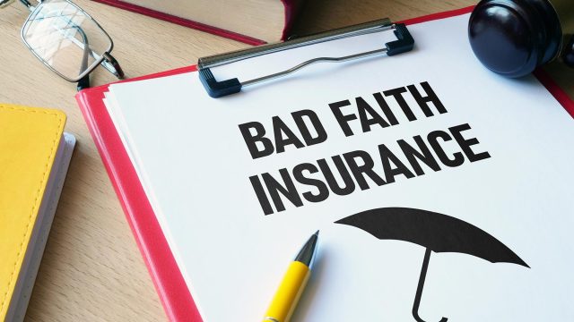 Bad Faith Insurance