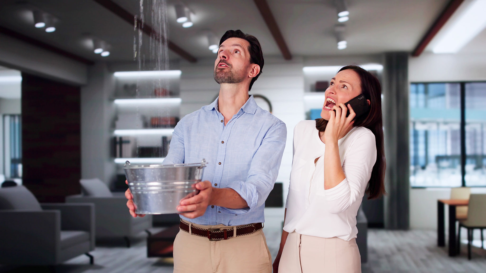 Emergency Water Leak from the Ceiling