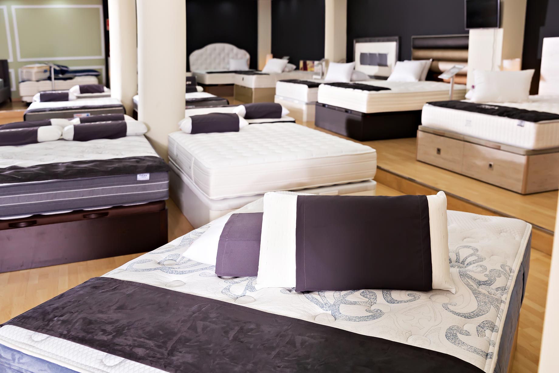 Mattresses in a Mattress Store