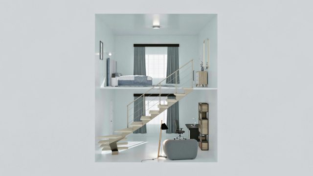 Minimalistic Studio Apartment
